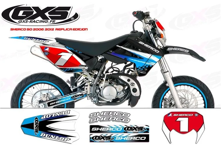 kit déco sherco 50cc 2007 2012 replica edition