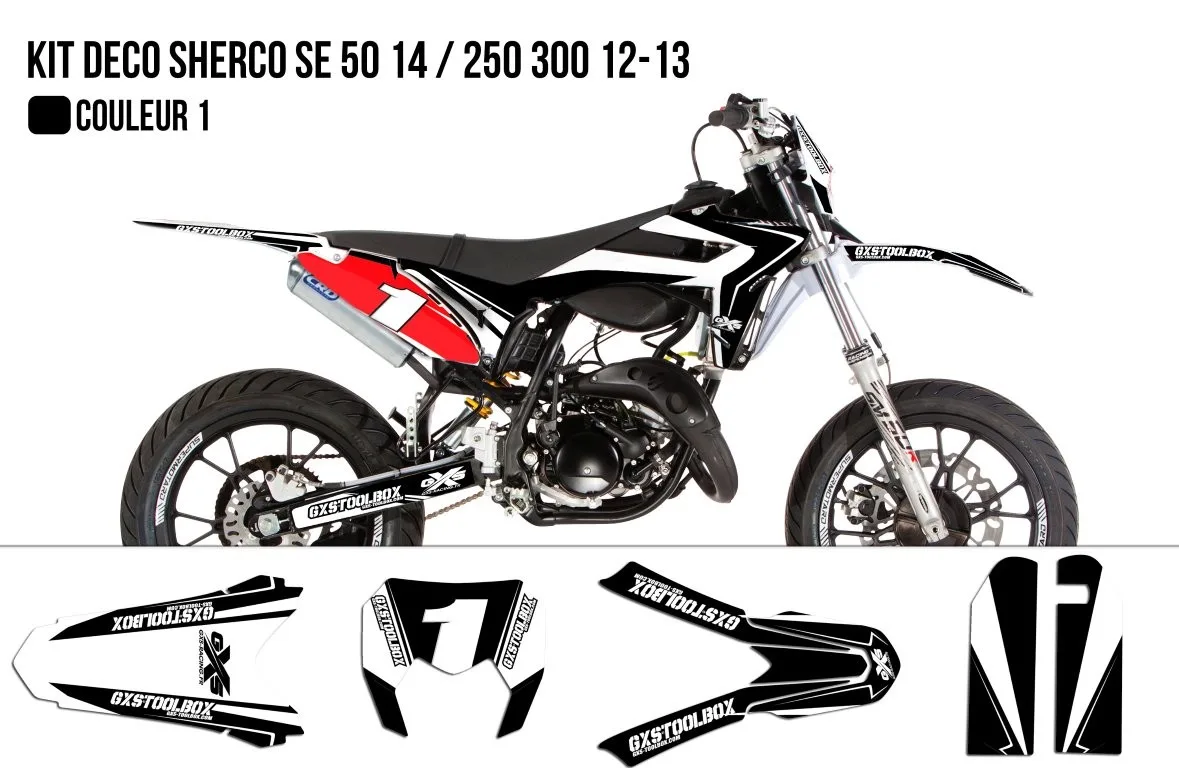 kit déco sherco se 50cc 2014 250 300cc 2012 2013 model replica